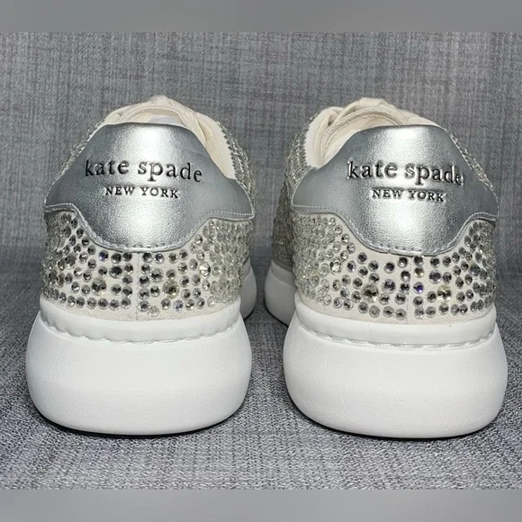 Kate Spade Women's Lift Crystal Lace-Up Sneakers - Picture 5 of 8